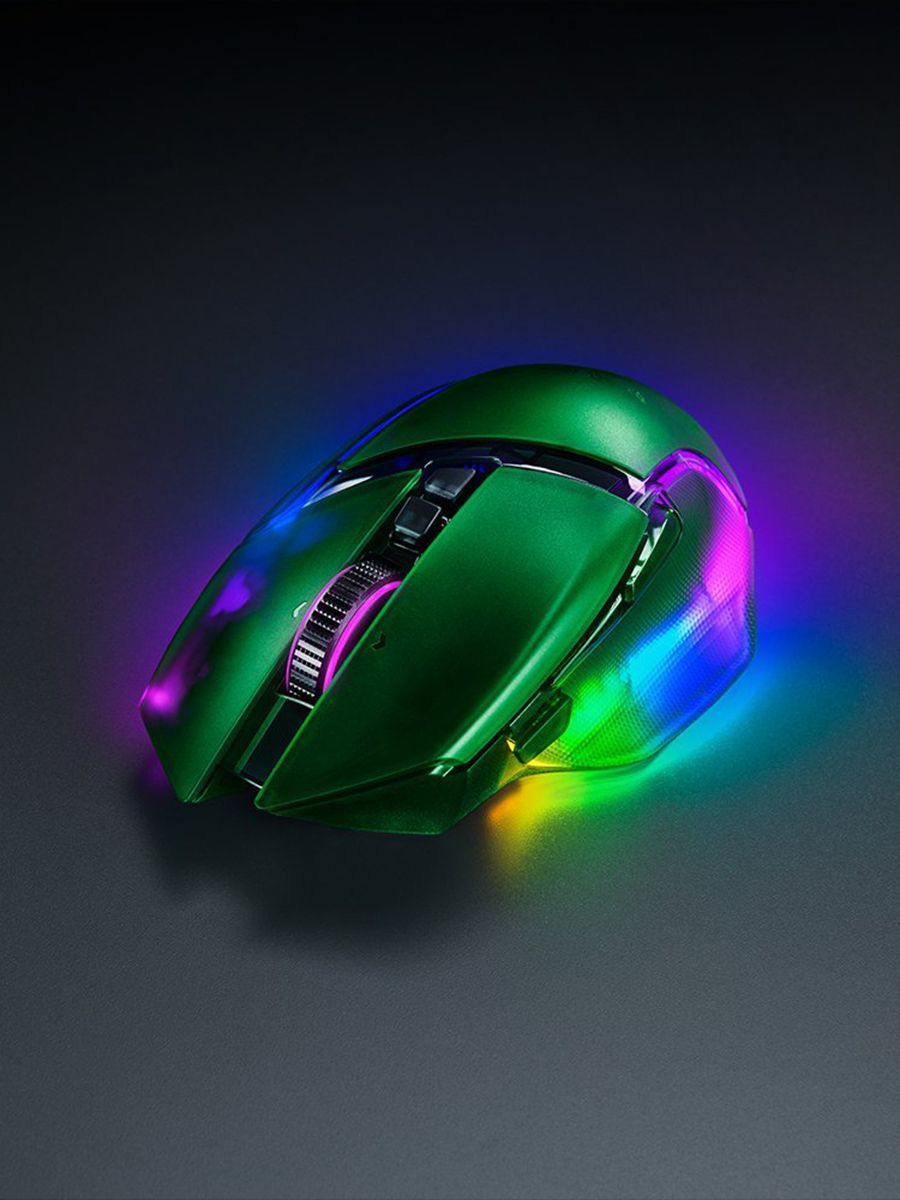 Игровая мышь Razer Basilisk V3 Pro 35K - Phantom Green Ed. Mouse Razer RZ01-05240300-R3G1