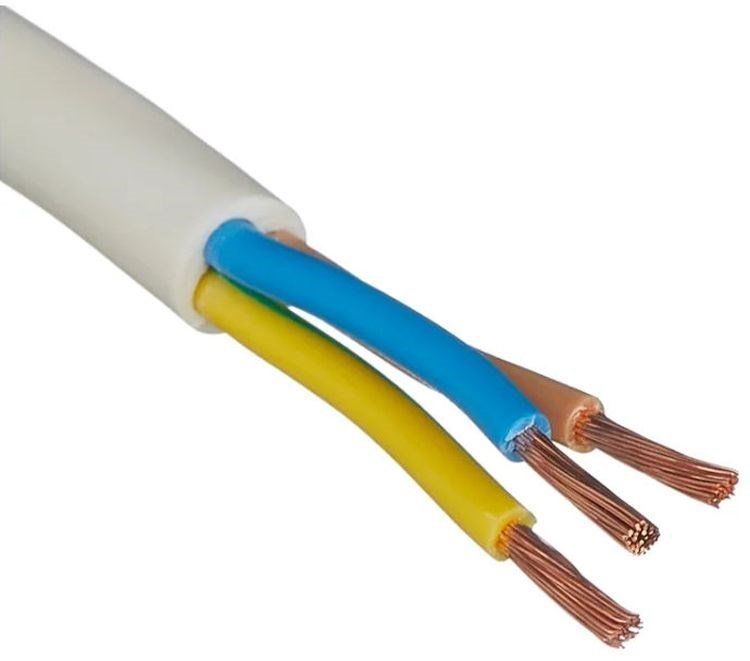 Провод ПВС (3х1 ГОСТ белый (РЭМЗ))