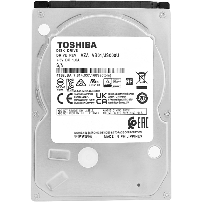 Жесткий диск Toshiba 4Tb (MQ04ABB400R)